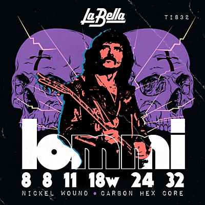 LaBella TI832 Tony Iommi Signature D# Tuning Electric Guitar Strings