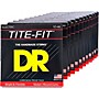 DR Strings TITE-FIT Nickel-Plated Electric Guitar Strings 12-Pack Medium (10-46)