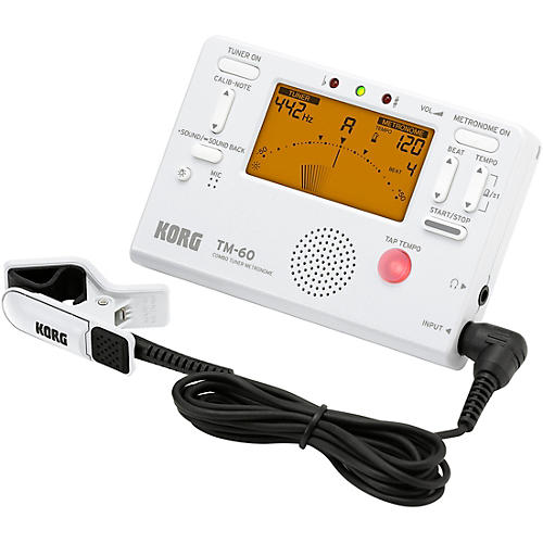 KORG TM-60 CM-200 Tuner/Metronome Combo White