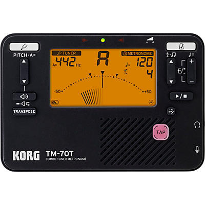 KORG TM-70 Tuner/Metronome and CM-400 Contact Microphone Combo