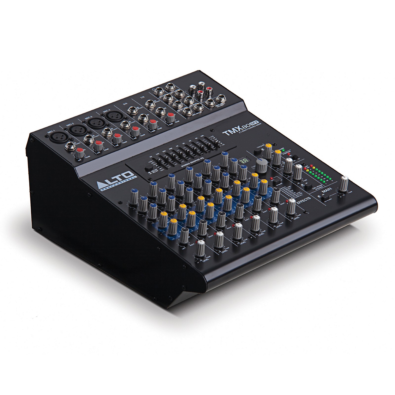 Alto TMX80 DFX 8Channel Powered Mixer w/ FX Musician's Friend