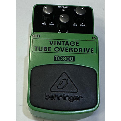 Behringer TO800 Vintage Tube Overdrive Effect Pedal