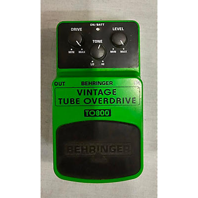 Behringer TO800 Vintage Tube Overdrive Effect Pedal