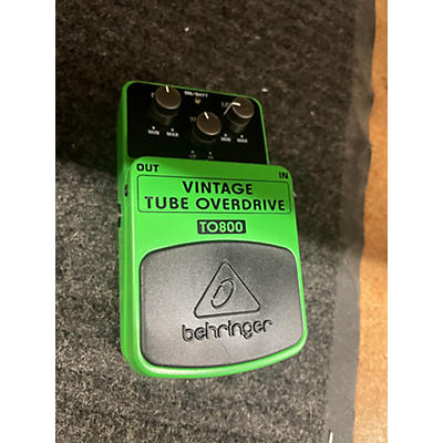 Behringer TO800 Vintage Tube Overdrive Effect Pedal