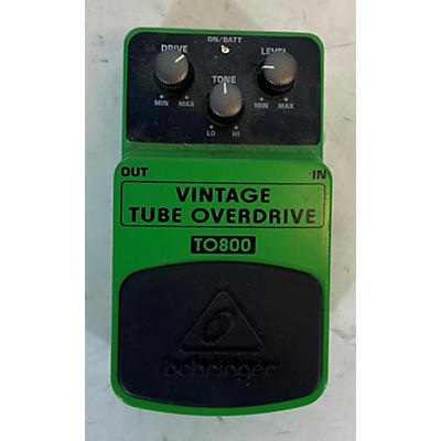 Behringer TO800 Vintage Tube Overdrive Effect Pedal