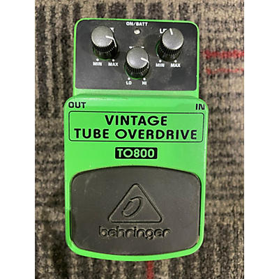 Behringer TO800 Vintage Tube Overdrive Effect Pedal