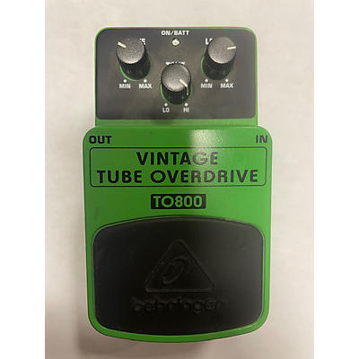 Behringer TO800 Vintage Tube Overdrive Effect Pedal