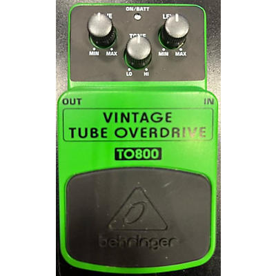 Behringer TO800 Vintage Tube Overdrive Effect Pedal