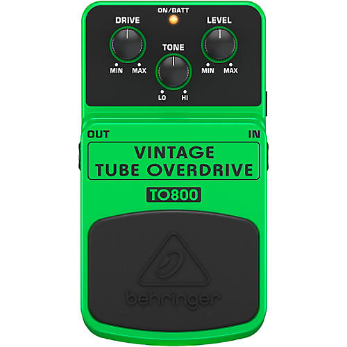 Behringer TO800 Vintage Tube Overdrive Guitar Effects Pedal