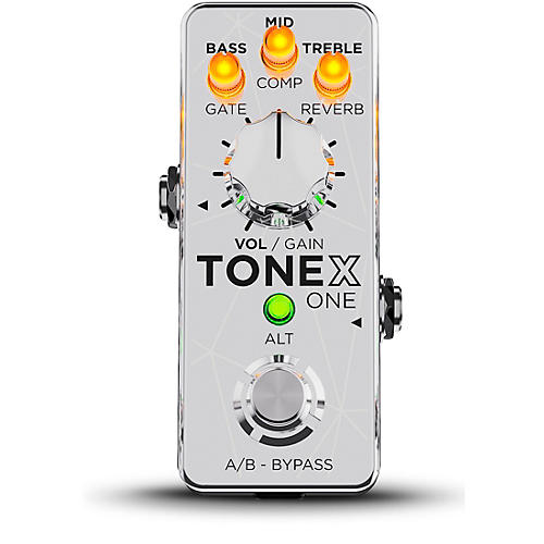 IK Multimedia TONEX ONE Limited-Edition Joe Satriani Collection Modeling Amp & Distortion Effects Pedal Condition 2 - Blemished Silver 197881401689