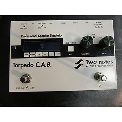 Two Notes AUDIO ENGINEERING TORPEDO C.A.B. Guitar Preamp