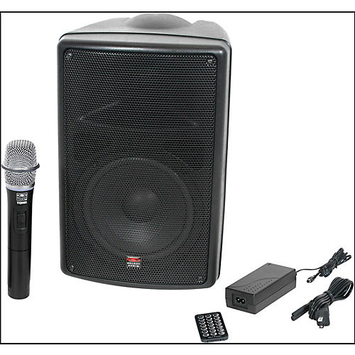 TQ8-20H0N Traveler Quest 8 All-In-One Portable PA System With One Receiver And One Handheld Microphone