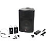 Galaxy Audio TQ8-24SVN Traveler Quest 8 TQ8 Battery Powered PA Speaker System With Two Receivers, One Headset, and One Lavalier Microphone