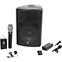 Galaxy Audio TQ8-24VHN Traveler Quest 8 TQ8 Battery Powered PA Speaker With 2 Receivers, One Lavalier and One Handheld Microphone
