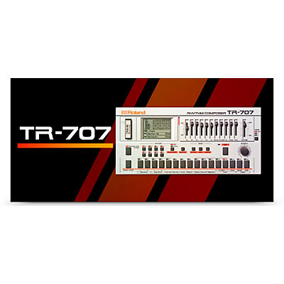 Roland TR-707 Drum Machine Plug-in (Software Download)