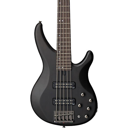 Yamaha TRBX505 5-String Premium Electric Bass Guitar Transparent Black Rosewood Fretboard