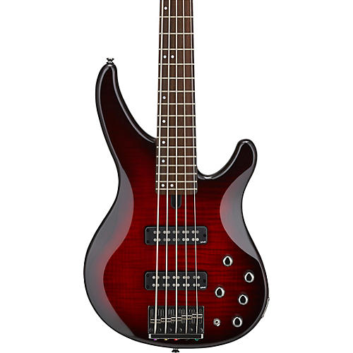 Yamaha TRBX605FM 5-String Electric Bass Dark Red Burst 