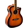 EKO TRI Series Auditorium Cutaway Acoustic-Electric Guitar Honey Burst