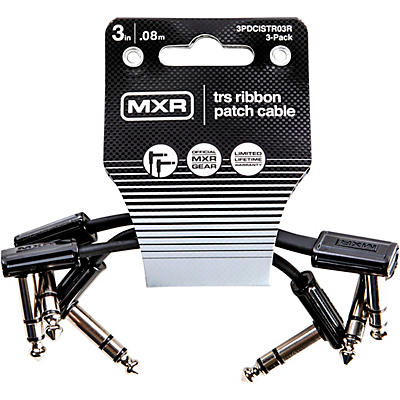 MXR TRS Ribbon Patch Cable - 3 Pack