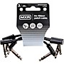 MXR TRS Ribbon Patch Cable - 3 Pack 3 in. Black