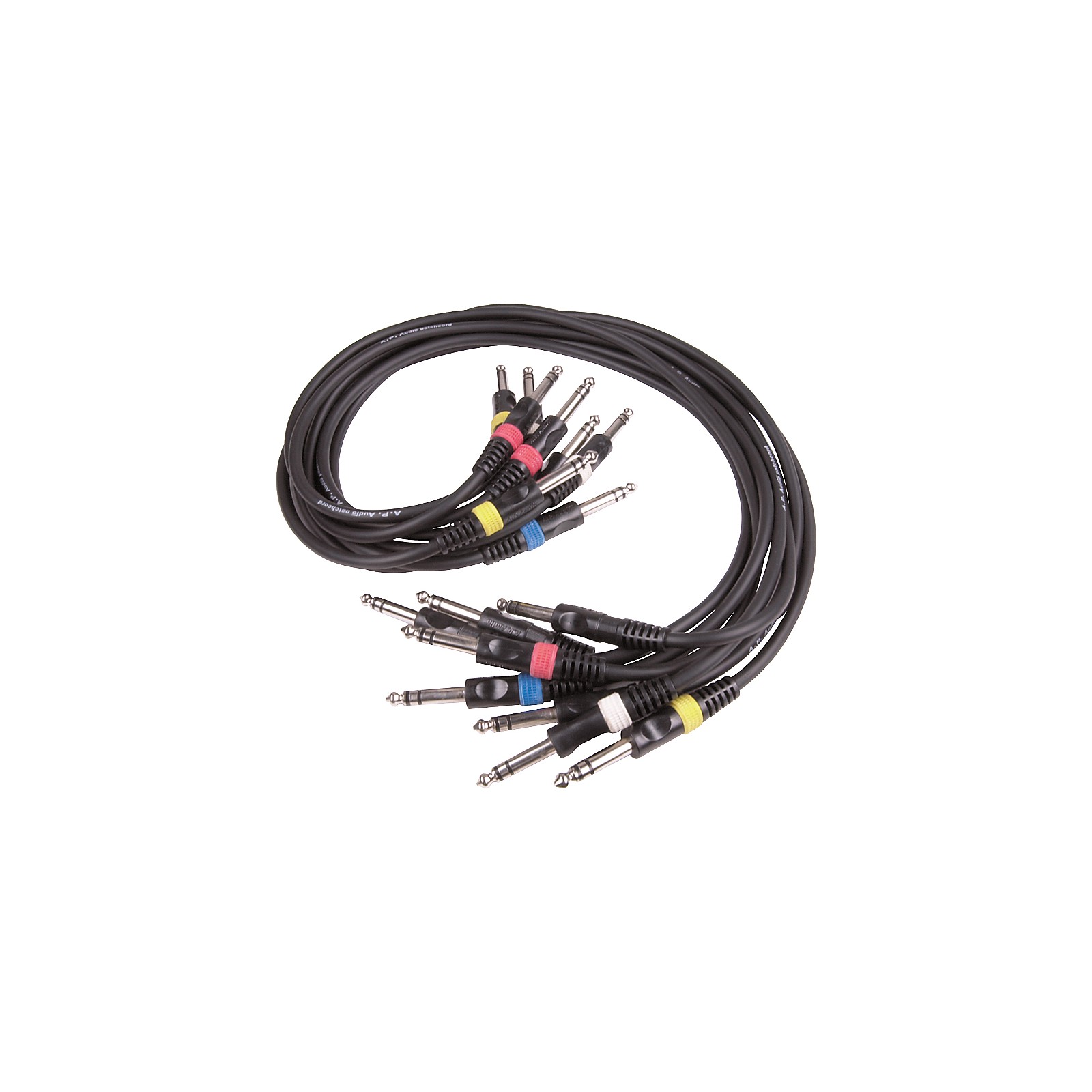 AP Audio TRS Stereo Patch Cable 8 Pack Musician's Friend