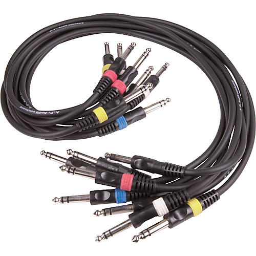 TRS Stereo Patch Cable 8 Pack