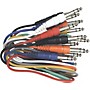 Livewire TRS-TRS Balanced Patch Cables 8-Pack 17 in.
