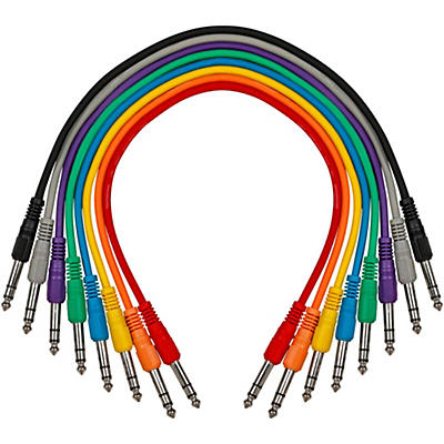 Live Wire TRS-TRS Straight-Straight Patch Cable 8-Pack