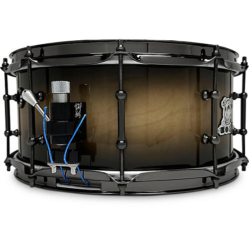 BONE Drums TRUE Carbon Fiber Hybrid Snare Drum with Black Nickel Hardware 14 x 6.5 in. Charcoal Burst