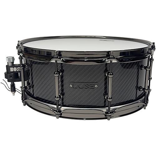 BONE Drums TRUE Carbon Fiber Twill Snare Drum with Nickel Hardware 14 x 4.5 in.