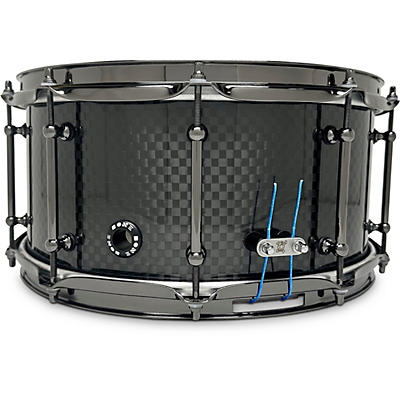 BONE Drums TRUE Carbon Fiber Wide Plain Snare Drum with Nickel Hardware