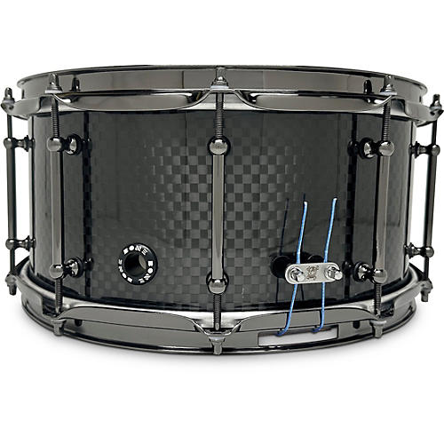 BONE Drums TRUE Carbon Fiber Wide Plain Snare Drum with Nickel Hardware 14 x 8 in.