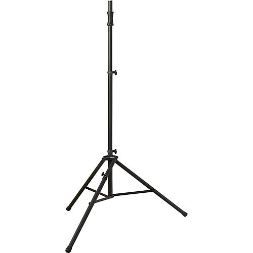 Ultimate Support TS-110BL Air Lift Speaker Stand With Leveling Leg, Black Black