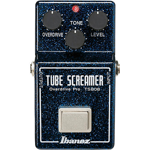 Ibanez TS80845TH 45th Anniversary Tube Screamer Effects Pedal Blue Sparkle