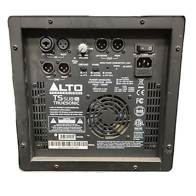 Alto TSSUB15 15in 1200W Powered Subwoofer