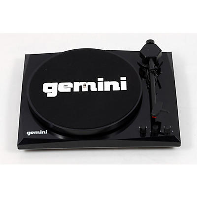 Gemini TT-900BB Vinyl Record Player Turntable With Bluetooth and Dual Stereo Speakers Black/Black