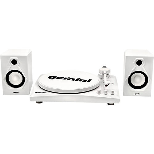 Gemini TT-900WW Vinyl Record Player With Bluetooth and Dual Stereo Speakers Condition 2 - Blemished White 197881209346