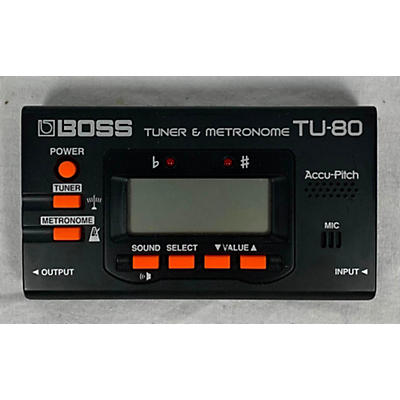 Boss TU80 Tuner And Metronome Tuner Metronome
