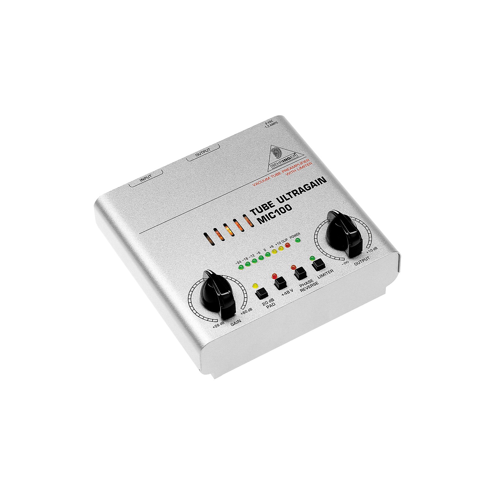 Behringer TUBE ULTRAGAIN MIC100 Preamp Musician's Friend