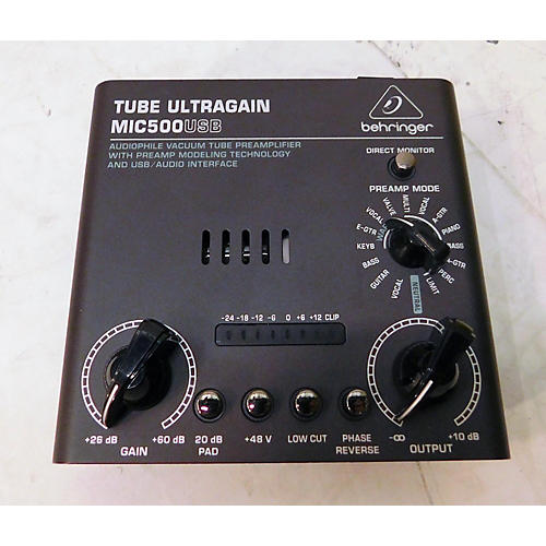 TUBE ULTRAGAIN MIC500USB Vocal Processor