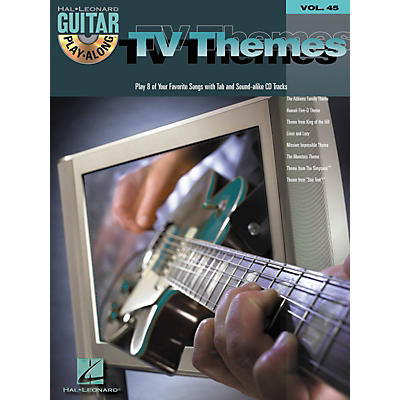 Hal Leonard TV Themes Guitar Play-Along Volume 45 Book with CD