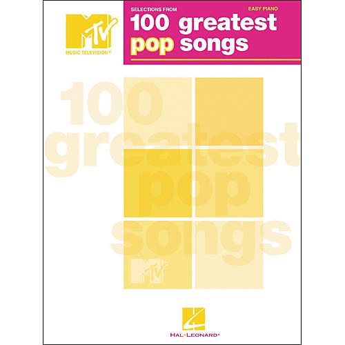 Hal Leonard TV's 100 Greatest Pop Songs For Easy Piano