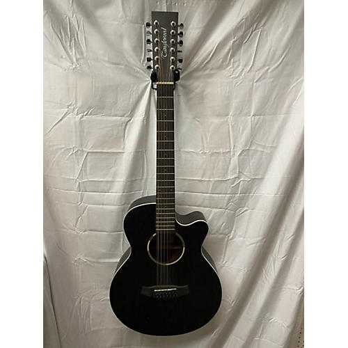 Blackbird TWBB SPC E 12 STRING 12 String Acoustic Electric Guitar Flat Black