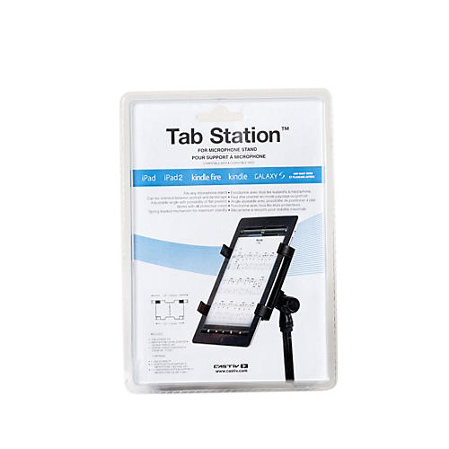 Tab Station for Mic Stand - iPad & Tablet Computer Adapter for Microphone Stand