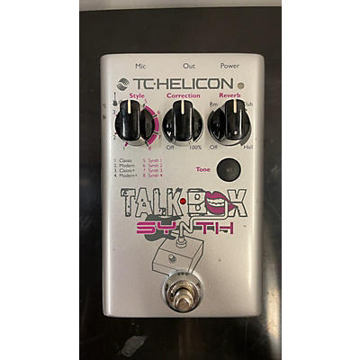 TC Helicon Talkbox Synth Effect Pedal