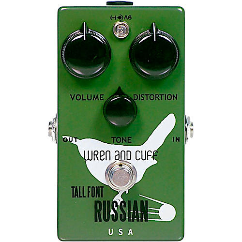 Wren And Cuff Tall Font Russian Fuzz Effects Pedal Condition 1 - Mint