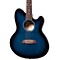 Talman TCY10 Acoustic-Electric Guitar Level 1 Transparent Blue Sunburst