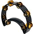 RhythmTech Tambourine With Brass Jingles White 9.5 InBlack 9.5 in.