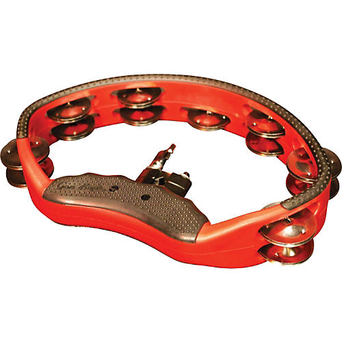Gon Bops Tambourine with Quick-Release Mount Red