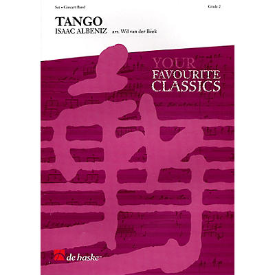 De Haske Music Tango for Alto Saxophone and Band Concert Band Level 2 Arranged by Wil Van der Beek